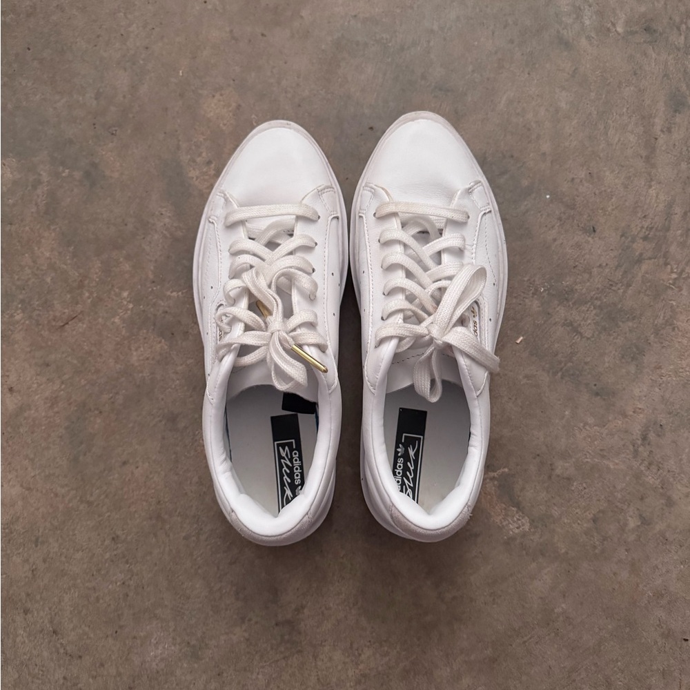 Adidas Sleek White Chunky Sneakers